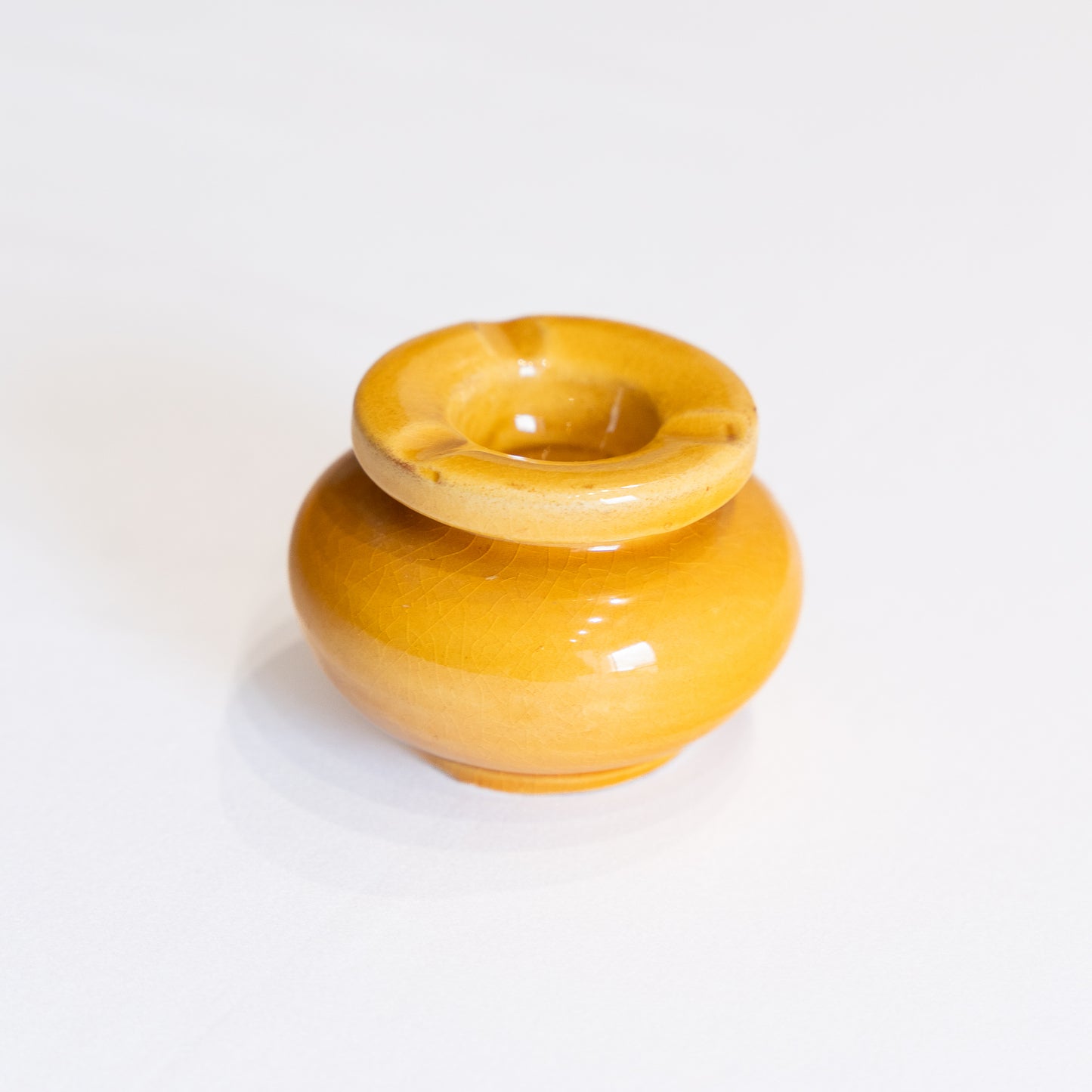 cendrier artisanal marocain jaune