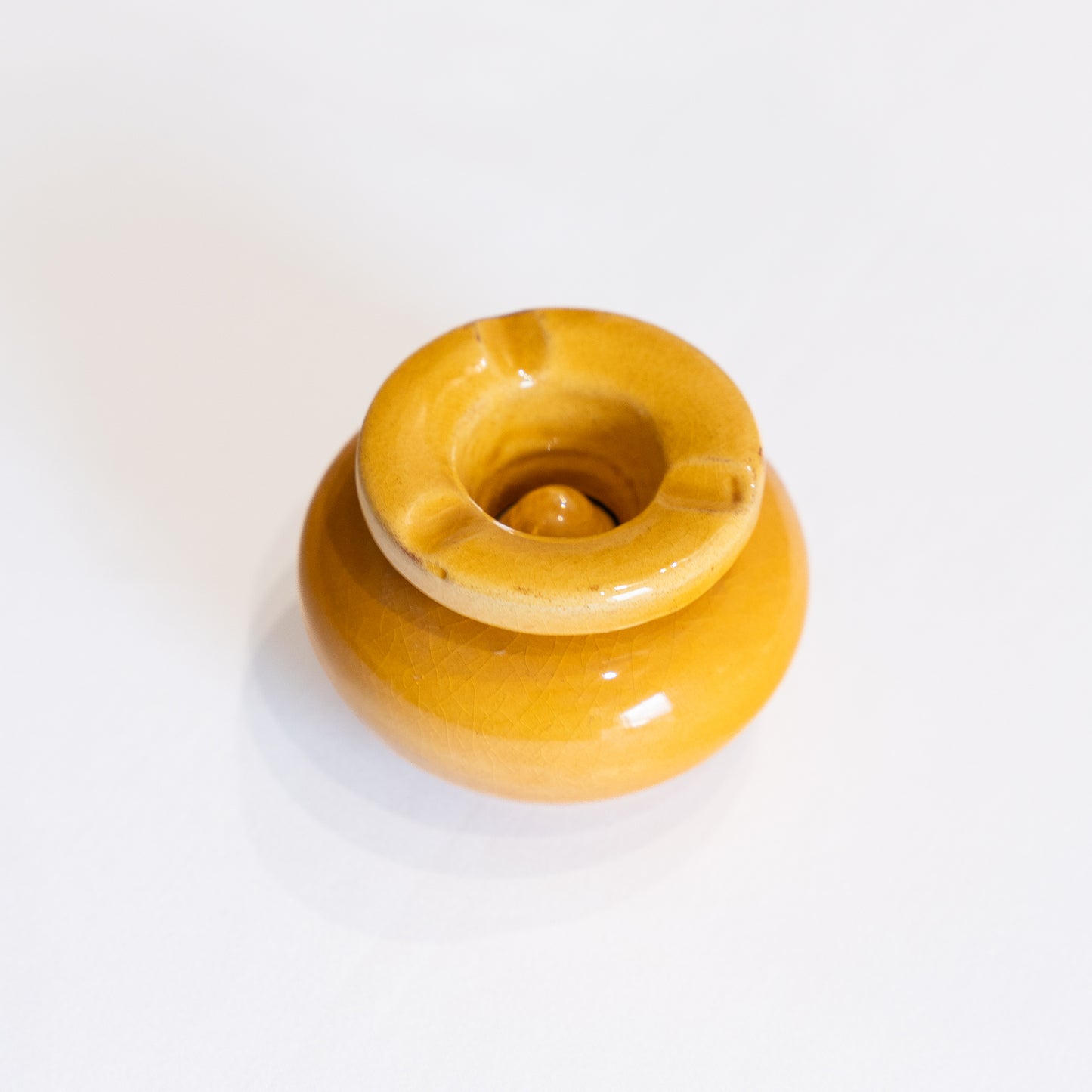 cendrier artisanal marocain jaune