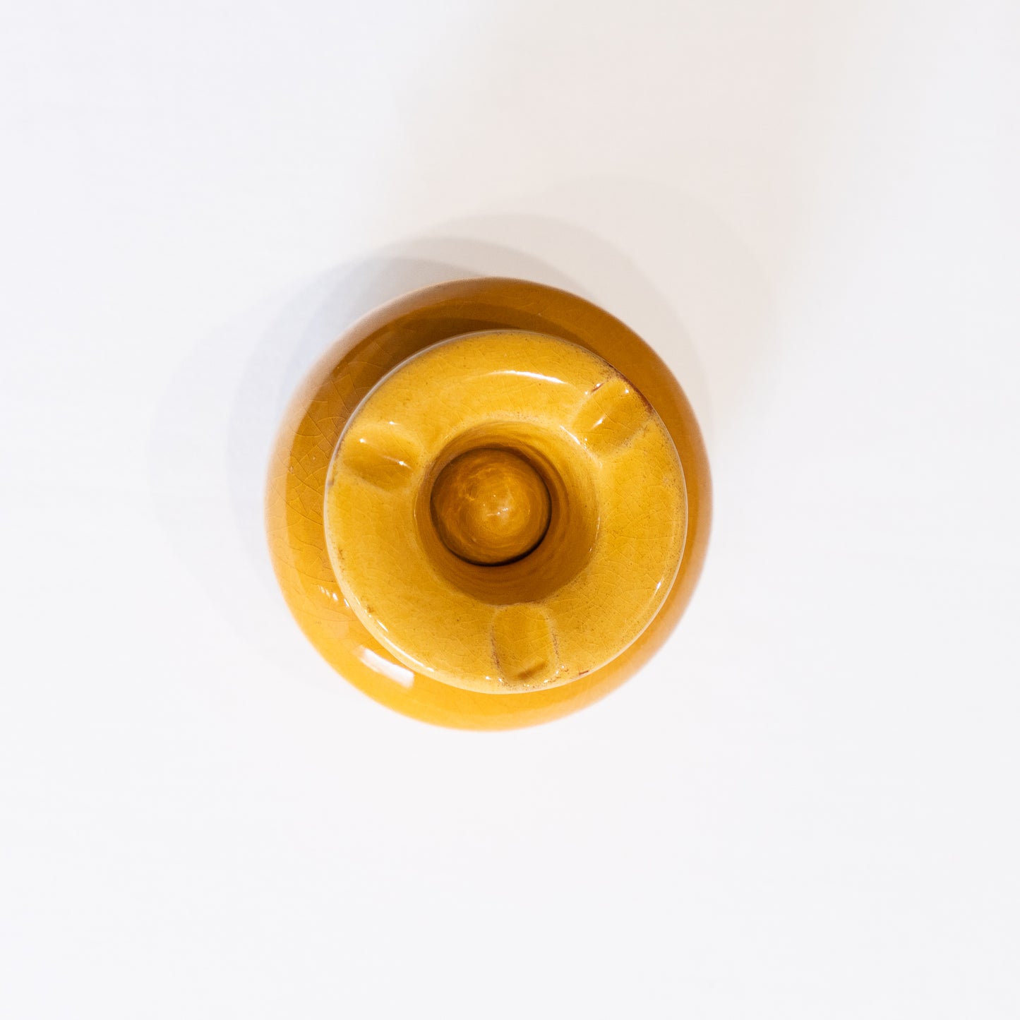 cendrier artisanal marocain jaune