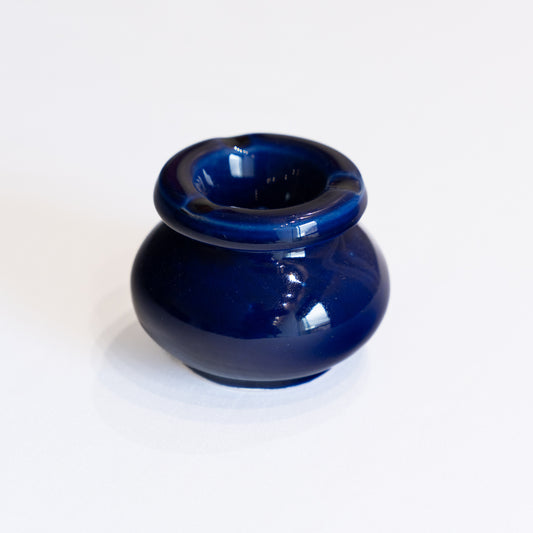 Cendrier  bleu Majorelle artisanal marocain