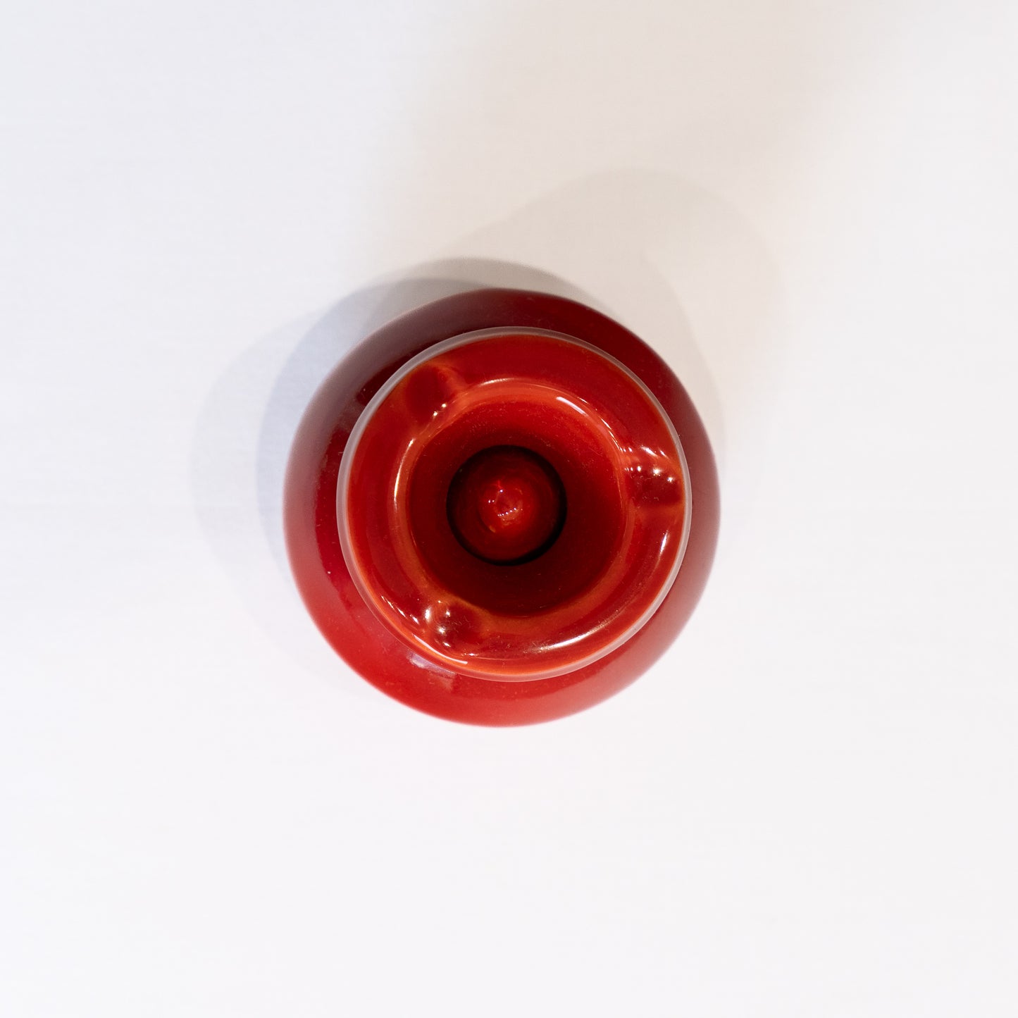 Cendrier artisanal marocain rouge