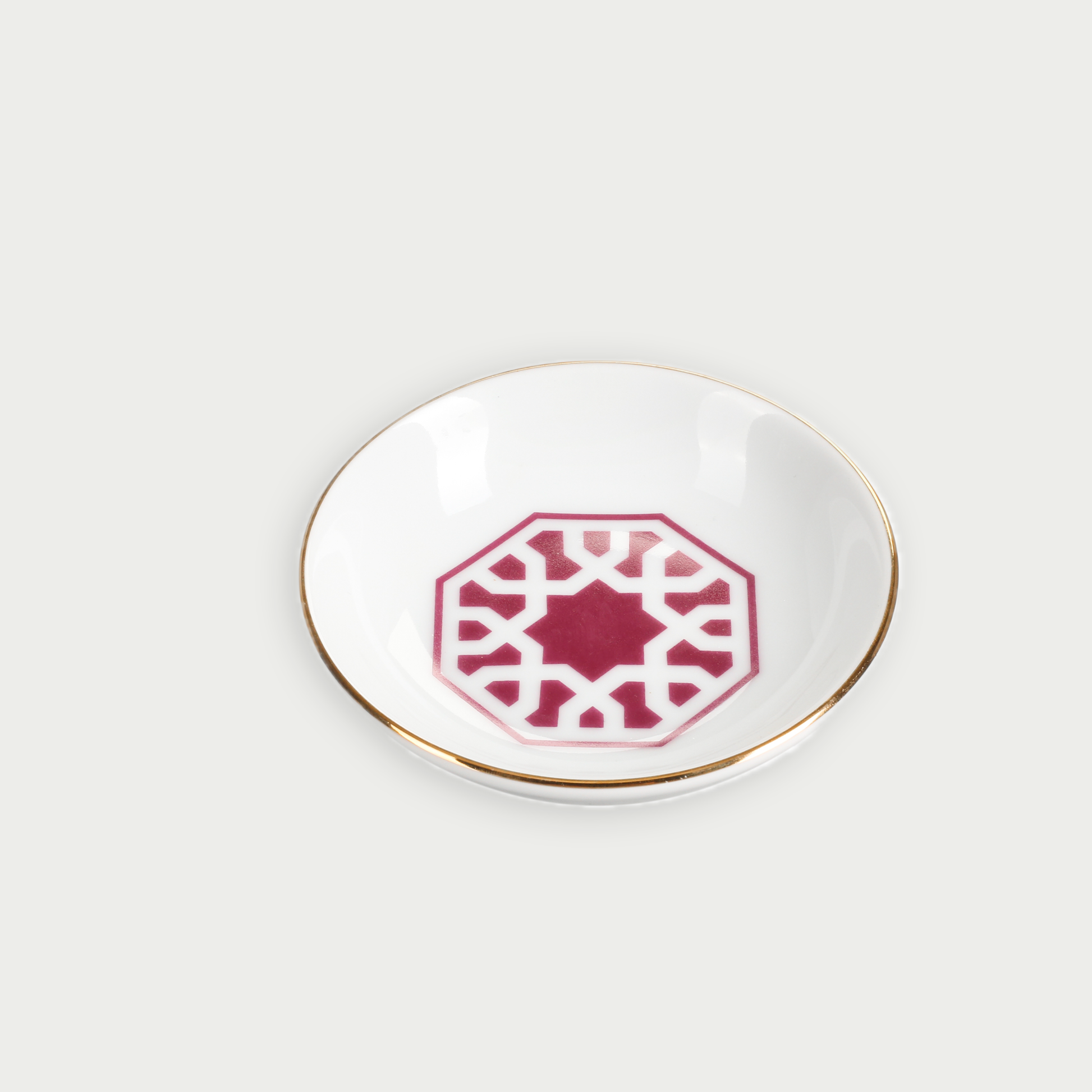 coupelle apero bordeaux 10 cm motifs marocain
