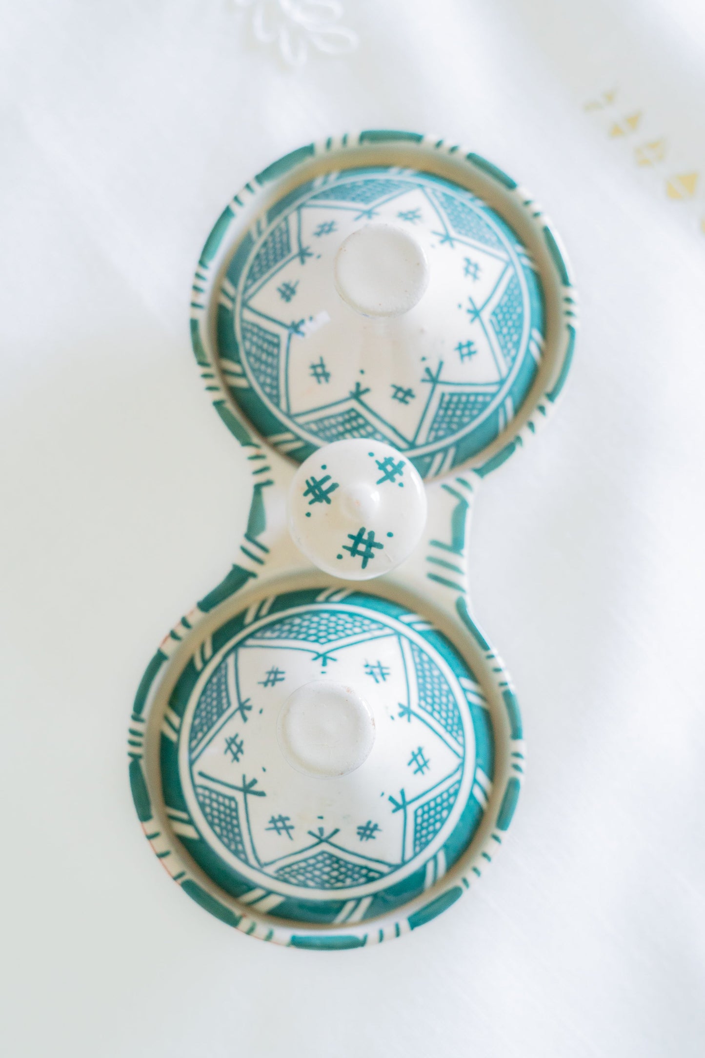 saliere-marocaine-vert-blanc-motifs-marocain