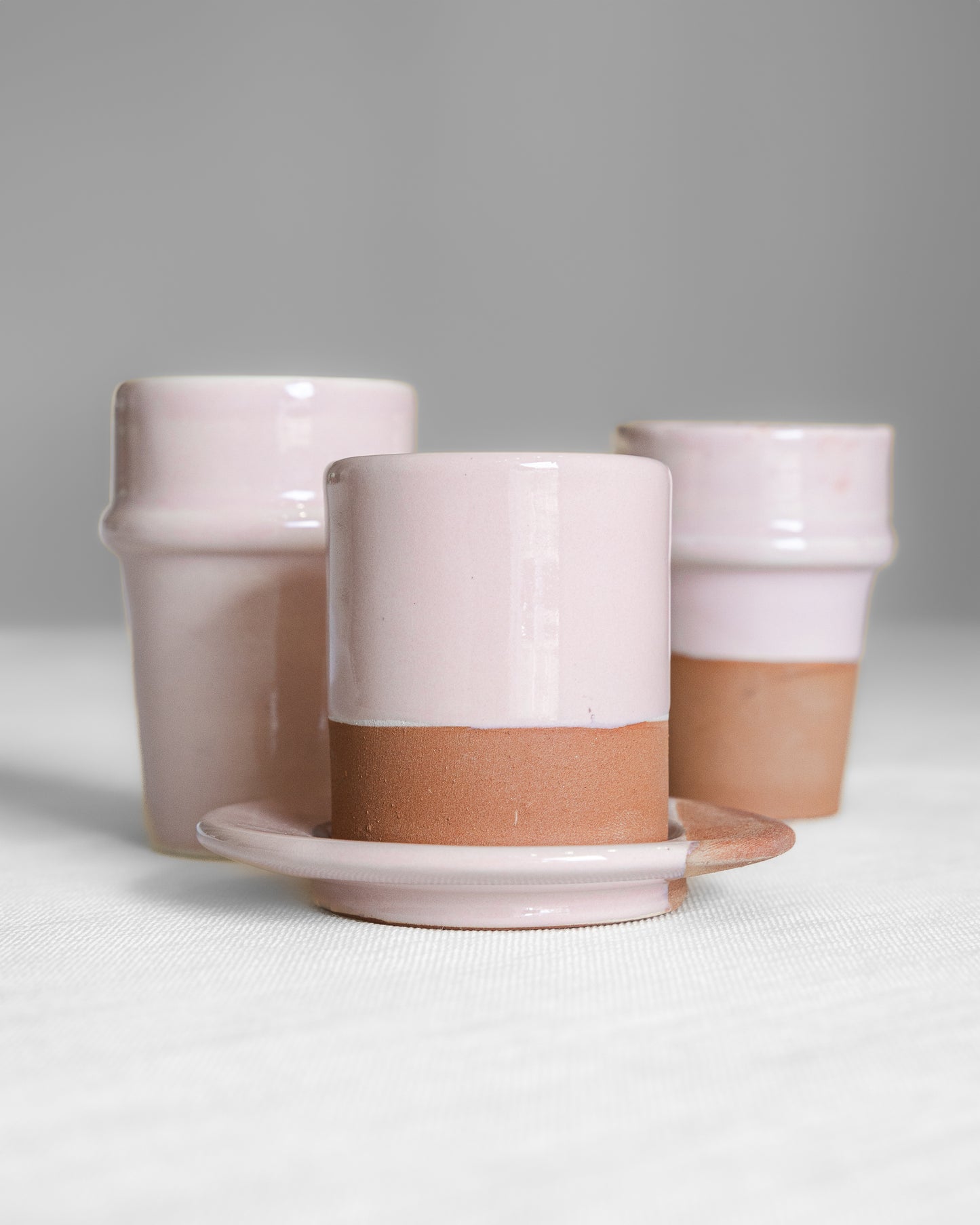 tasse a cafe rose moderne artisanale