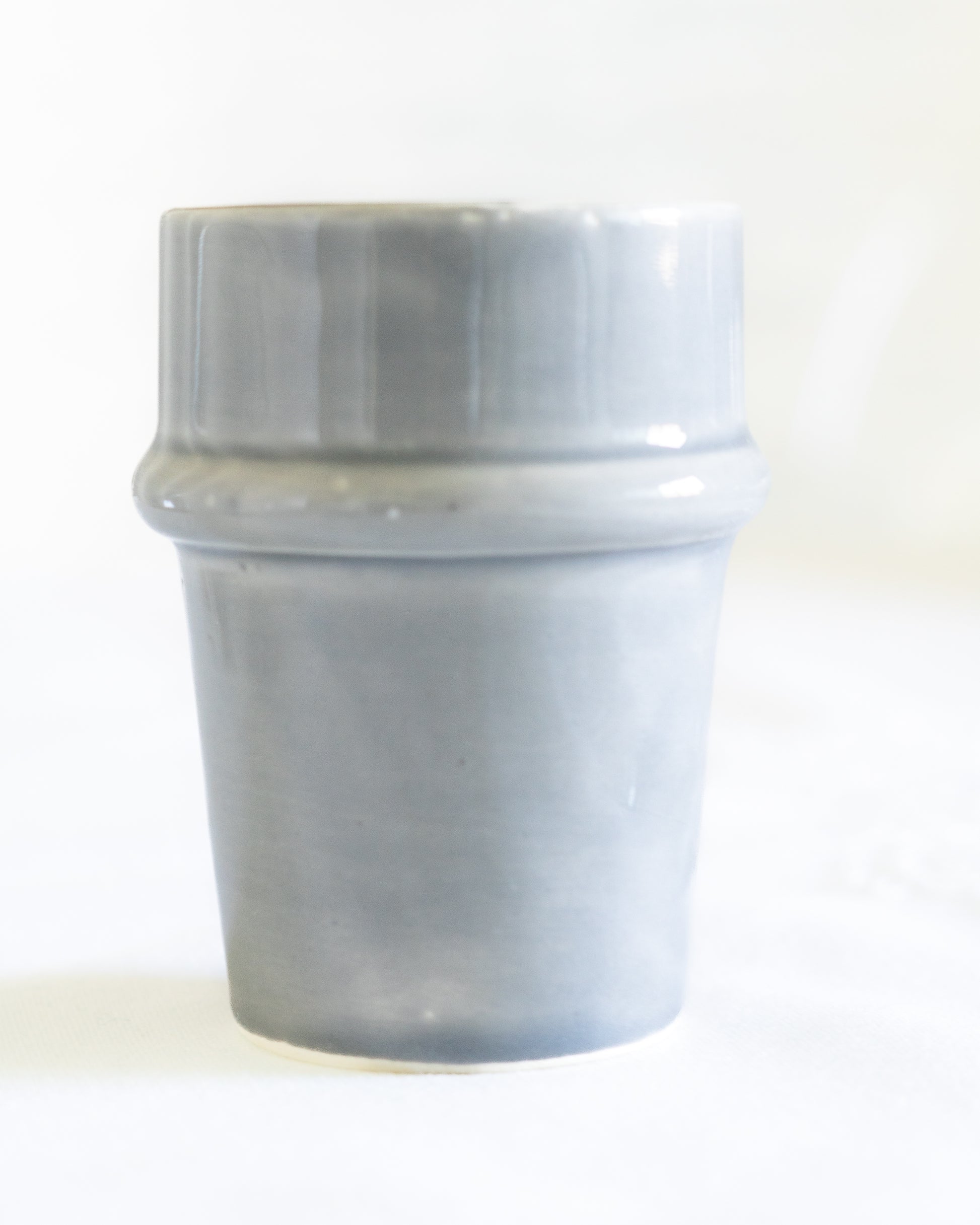 verre beldi artisanal marocain gris