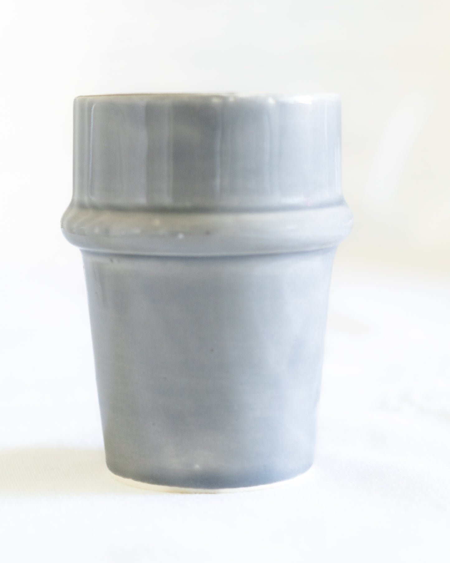 verre beldi artisanal marocain gris