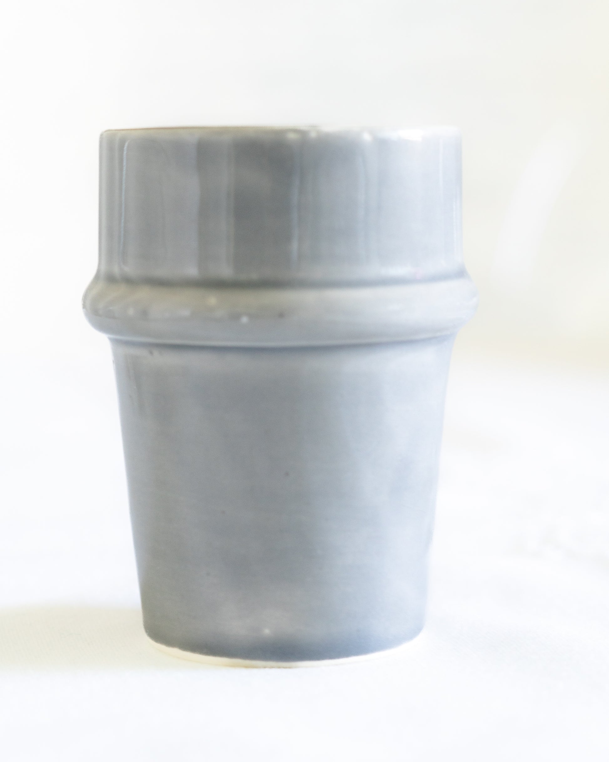 verre beldi artisanal marocain gris