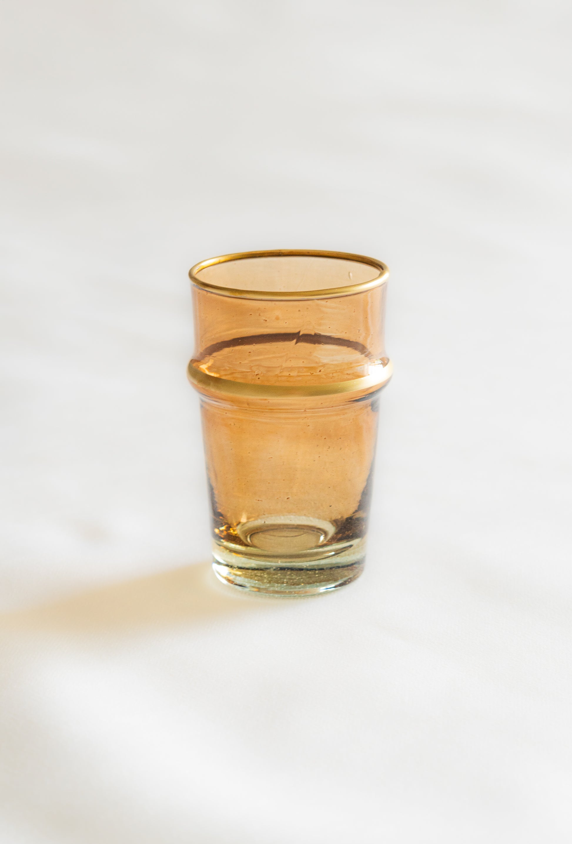 verre a the beldi marocain bordure or