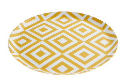 Une atmosphere marocaine sinvite sur votre table avec cette assiette plate de 24cm refletant la decoration maisons traditionnelles