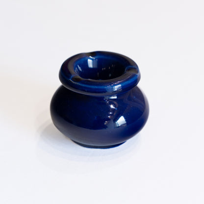 Cendrier  bleu Majorelle artisanal marocain