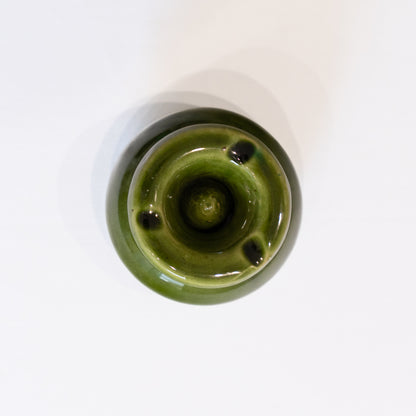 cendrier vert sapin artisanal marocain