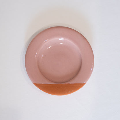 Tasse à café en terre cuite rose clair