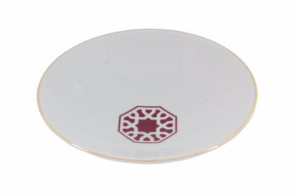 elegance marocaine refletee dans une assiette creuse de 20cm offrant une atmosphere authentique a votre decoration de maison