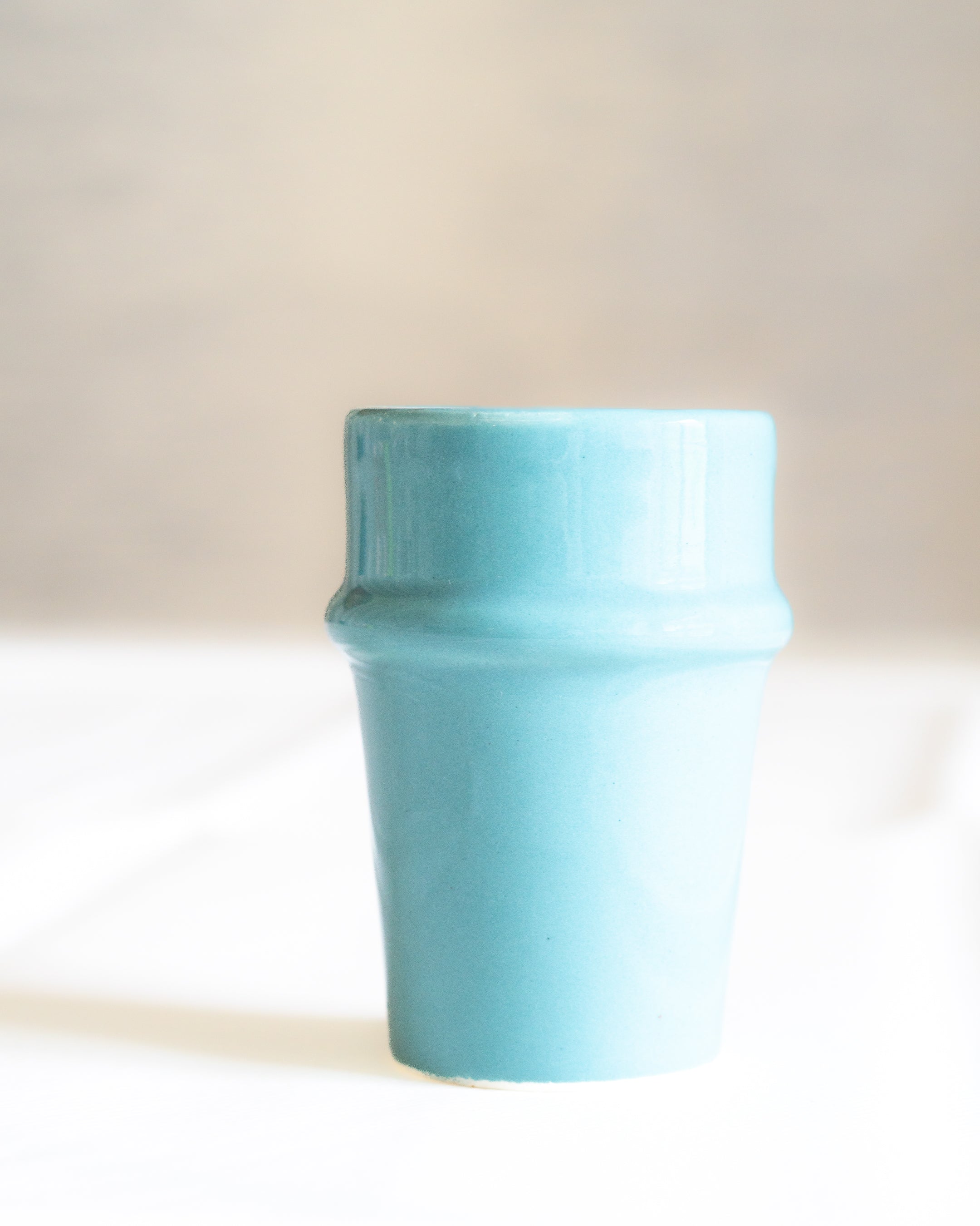 Tasse Marocaine Beldi en Argile - Mug Artisanal Peint à la Main (Motif Fleur Tasse Marocaine Beldi en Argile - Mug Artisanal Peint à la Main (Motif Fleur