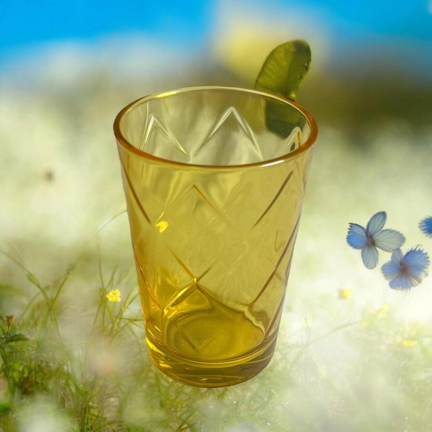 Verres à thé marocains colorés