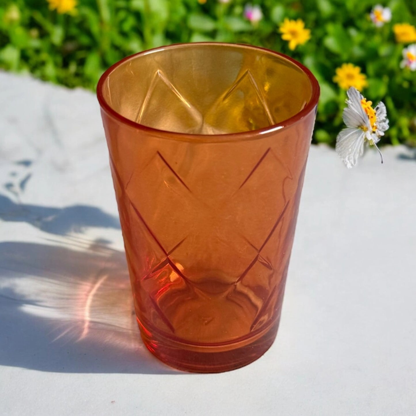 Verres à thé marocains colorés