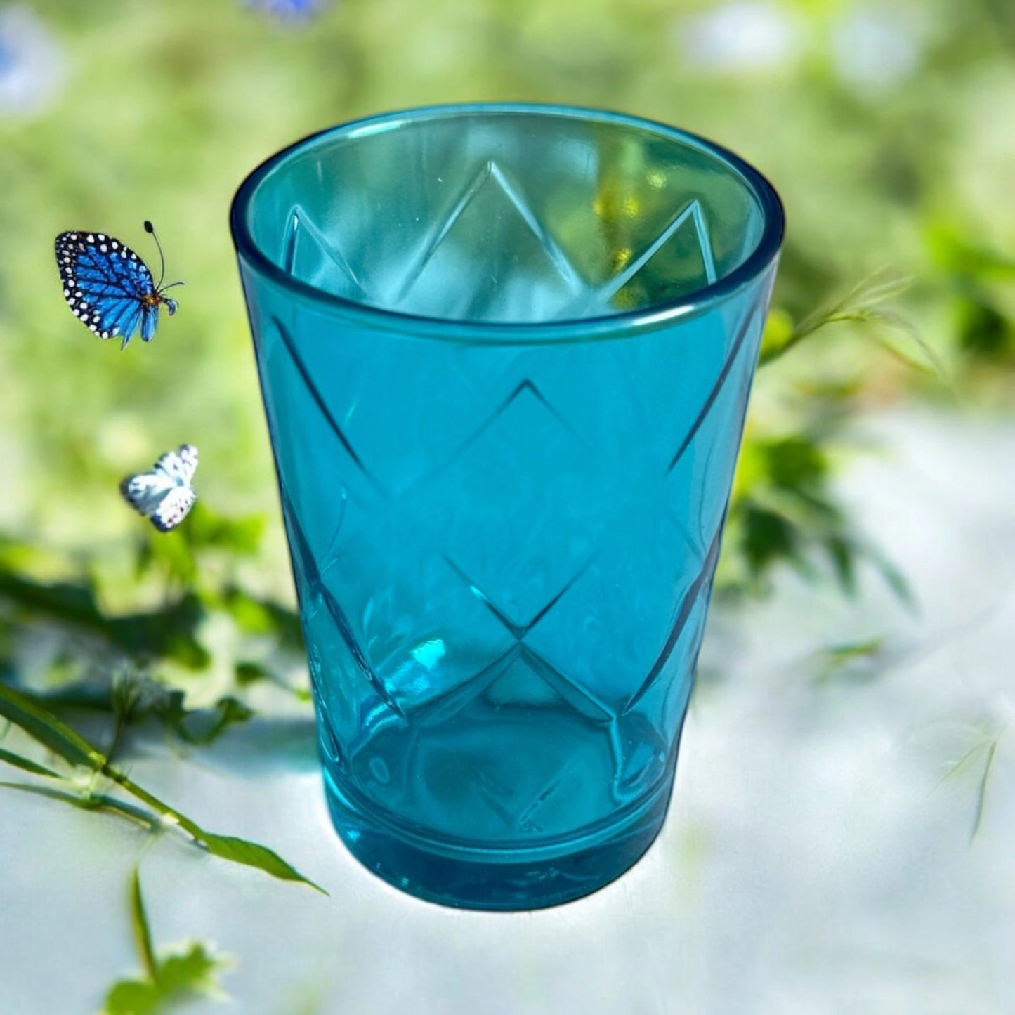 Verres à thé marocains colorés